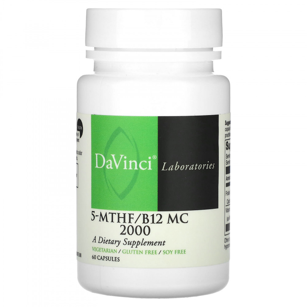 DaVinci Laboratories, 5-MTHF / B12 MC 2000`` 60 капсул в Москве - eco-herb.ru | изображение DaVinci Laboratories, 5-MTHF / B12 MC 2000`` 60 капсул в Москве - eco-herb.ru | фото