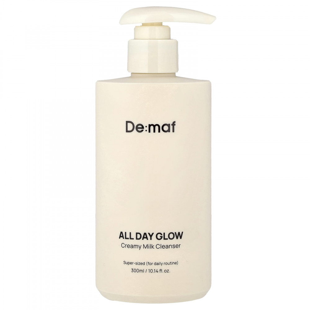 De:maf, All Day Glow, очищающее молочко-крем, 300 мл (10,14 жидк. унции) в Москве - eco-herb.ru | изображение De:maf, All Day Glow, очищающее молочко-крем, 300 мл (10,14 жидк. унции) в Москве - eco-herb.ru | фото