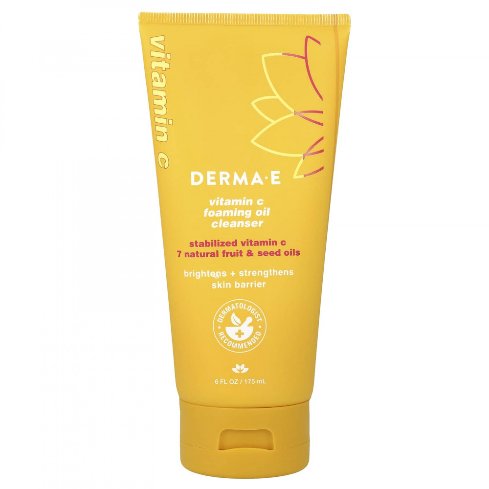 DERMA E, пенка с маслом для умывания с витамином C, 175 мл (6 жидк. унций) в Москве - eco-herb.ru | изображение DERMA E, пенка с маслом для умывания с витамином C, 175 мл (6 жидк. унций) в Москве - eco-herb.ru | фото