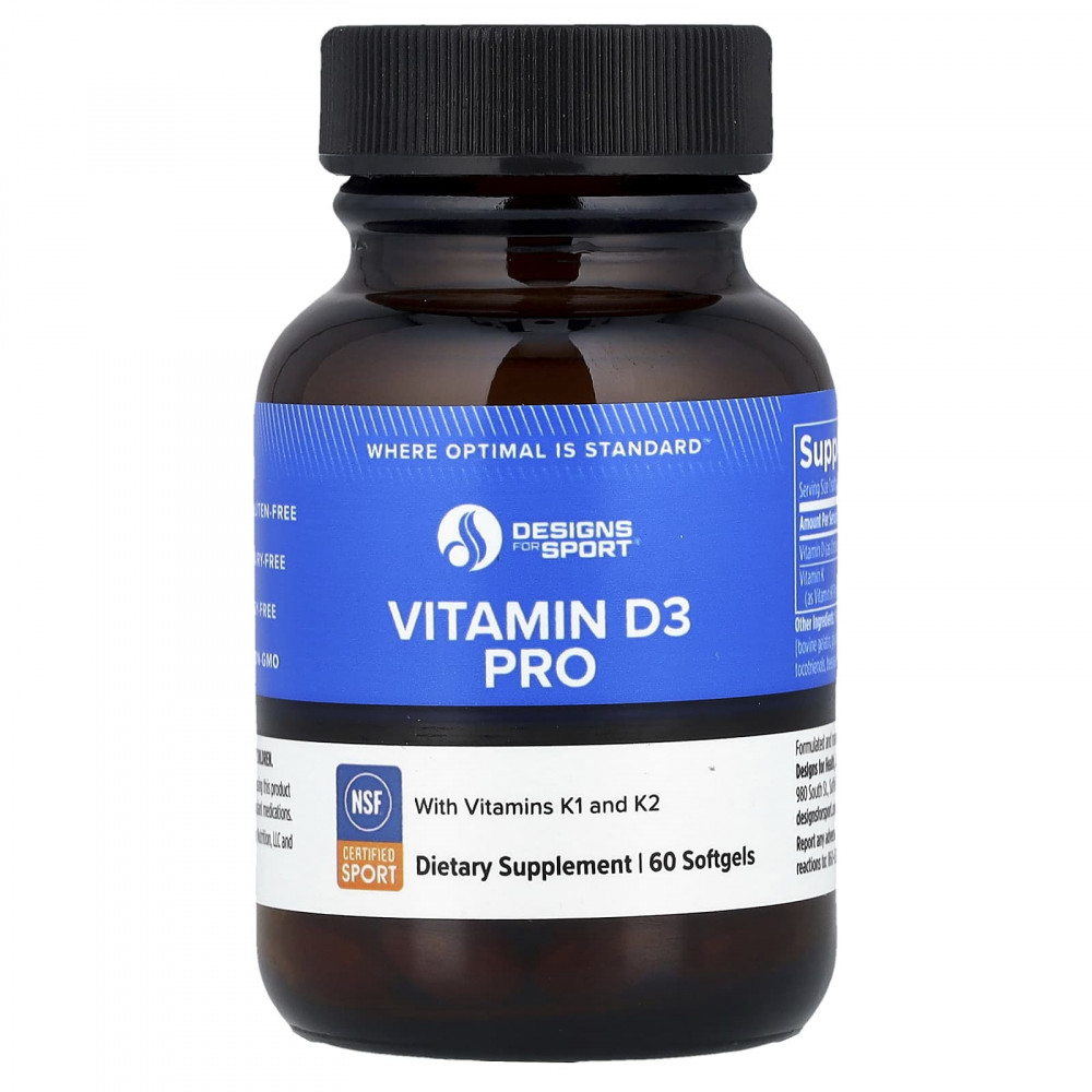 Designs For Health, Designs For Sport®, витамин D3 Pro, 60 мягких таблеток в Москве - eco-herb.ru | изображение Designs For Health, Designs For Sport®, витамин D3 Pro, 60 мягких таблеток в Москве - eco-herb.ru | фото