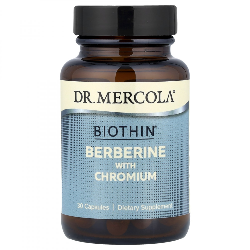 Dr. Mercola, Biothin®, берберин с хромом, 30 капсул в Москве - eco-herb.ru | изображение Dr. Mercola, Biothin®, берберин с хромом, 30 капсул в Москве - eco-herb.ru | фото