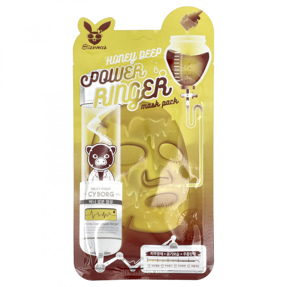 Elizavecca, Honey Deep Power Ringer Beauty Mask Pack, 1 шт., 23 мл (0,78 жидк. Унции) в Москве - eco-herb.ru | изображение Elizavecca, Honey Deep Power Ringer Beauty Mask Pack, 1 шт., 23 мл (0,78 жидк. Унции) в Москве - eco-herb.ru | фото