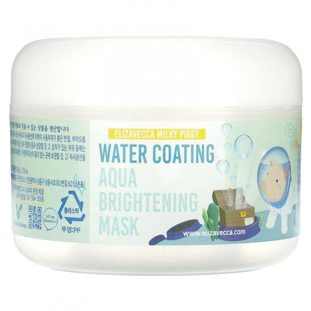 Elizavecca, Milky Piggy, Water Coating Aqua Brightening Beauty Mask Cream, 3.53 oz (100 g) в Москве - eco-herb.ru | изображение Elizavecca, Milky Piggy, Water Coating Aqua Brightening Beauty Mask Cream, 3.53 oz (100 g) в Москве - eco-herb.ru | фото