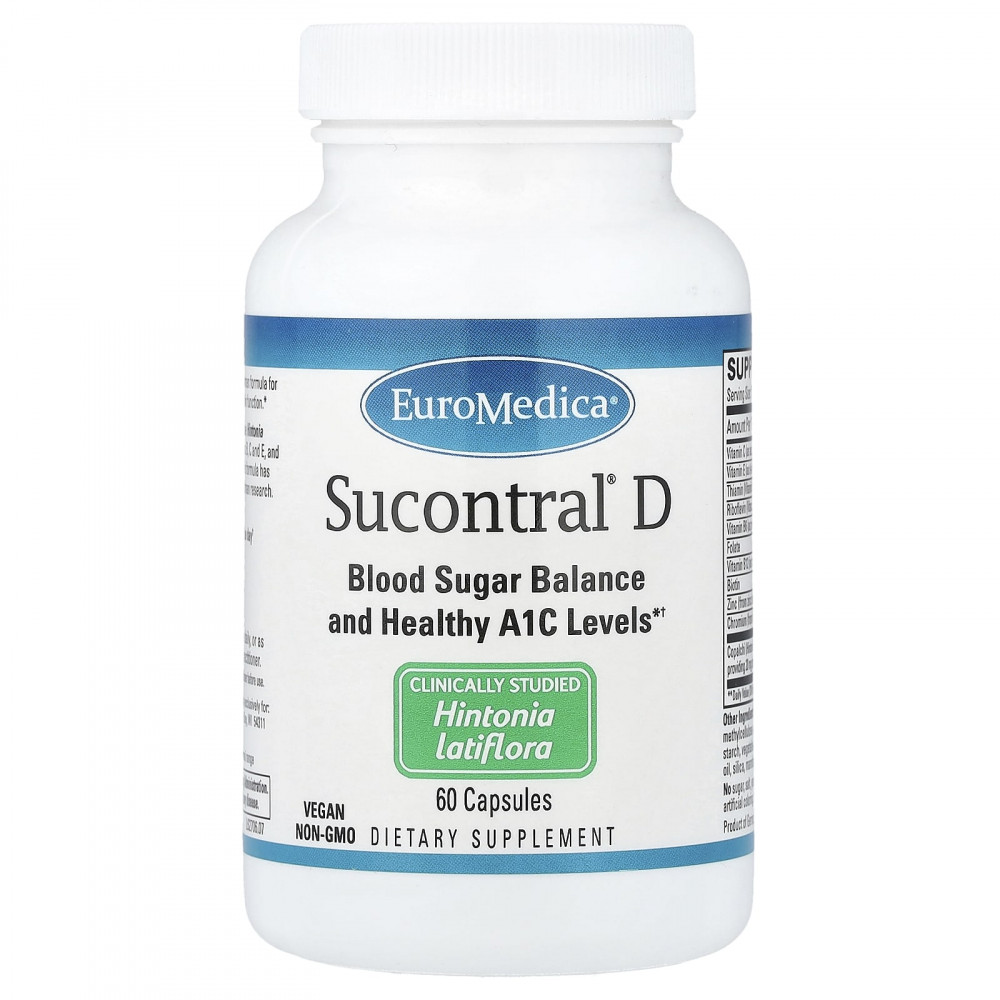 EuroMedica, Sucontral® D, витамин D, 60 капсул в Москве - eco-herb.ru | изображение EuroMedica, Sucontral® D, витамин D, 60 капсул в Москве - eco-herb.ru | фото