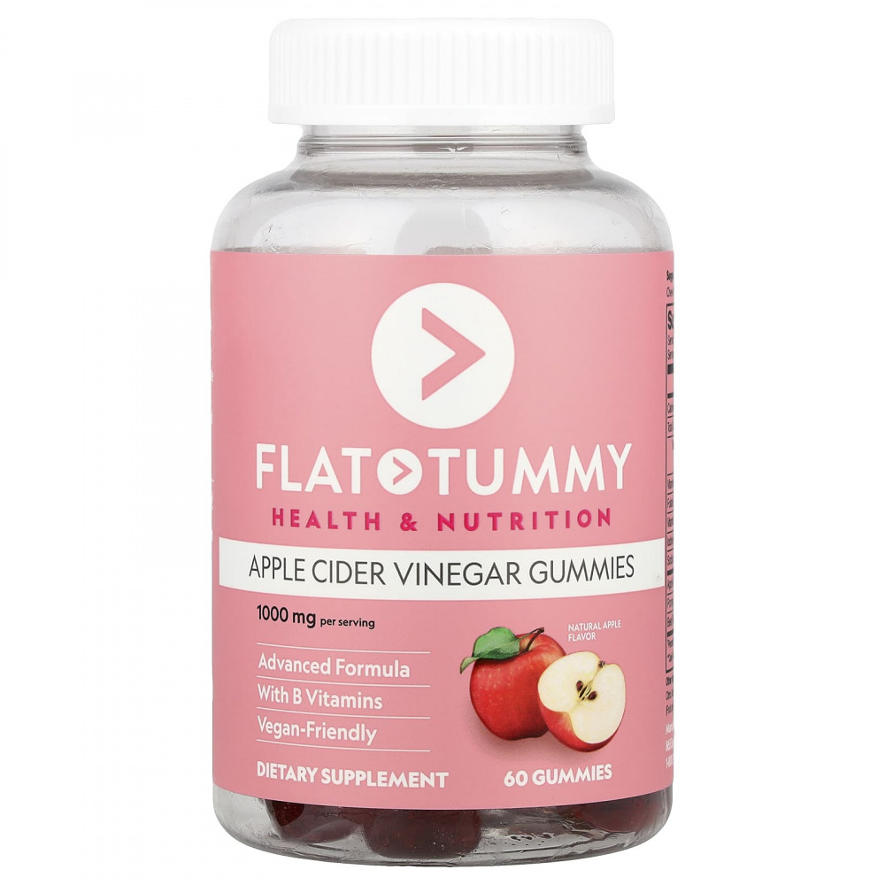 Flat Tummy, яблочный уксус в жевательных таблетках, со вкусом натурального яблока, 60 жевательных таблеток в Москве - eco-herb.ru | изображение Flat Tummy, яблочный уксус в жевательных таблетках, со вкусом натурального яблока, 60 жевательных таблеток в Москве - eco-herb.ru | фото