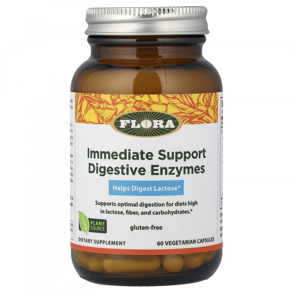 Flora, немедленная поддержка пищеварительных ферментов, 60 вегетарианских капсул в Москве - eco-herb.ru | изображение Flora, немедленная поддержка пищеварительных ферментов, 60 вегетарианских капсул в Москве - eco-herb.ru | фото