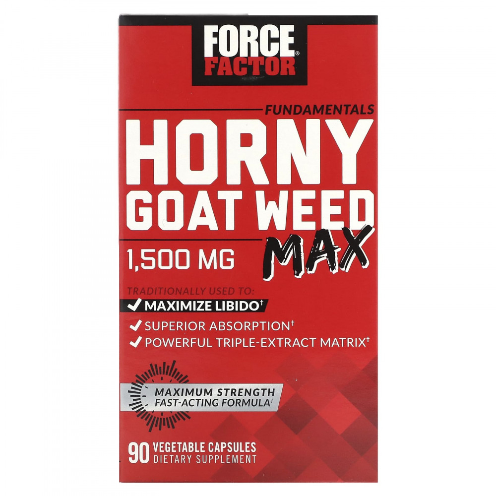 Force Factor, Fundamentals, Honey Goat Weed Max, 90 вегетарианских капсул в Москве - eco-herb.ru | изображение Force Factor, Fundamentals, Honey Goat Weed Max, 90 вегетарианских капсул в Москве - eco-herb.ru | фото