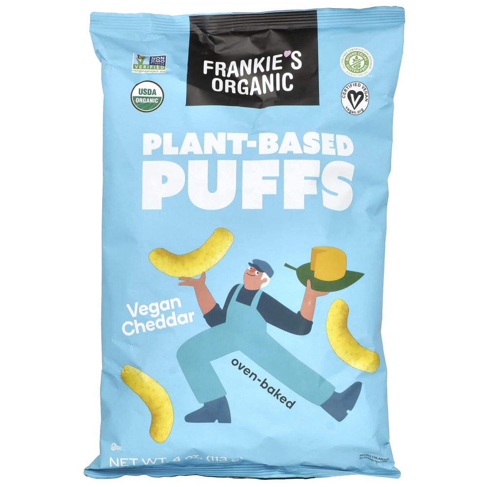 Frankie's Organic, Растительные таблетки, веганский чеддер, 113 г (4 унции) в Москве - eco-herb.ru | изображение Frankie's Organic, Растительные таблетки, веганский чеддер, 113 г (4 унции) в Москве - eco-herb.ru | фото