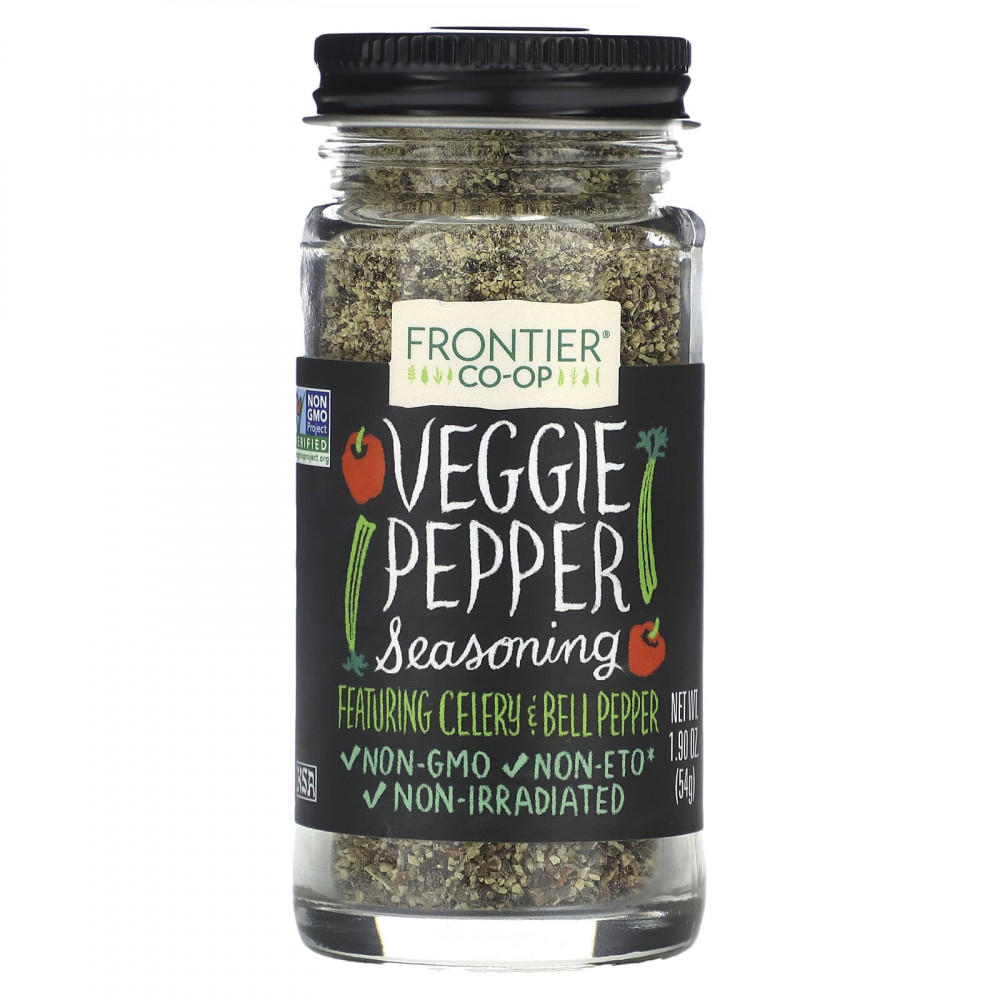 Frontier Co-op, Veggie Pepper Seasoning, 1.9 oz (54 g) (Товар снят с продажи) в Москве - eco-herb.ru | изображение Frontier Co-op, Veggie Pepper Seasoning, 1.9 oz (54 g) (Товар снят с продажи) в Москве - eco-herb.ru | фото