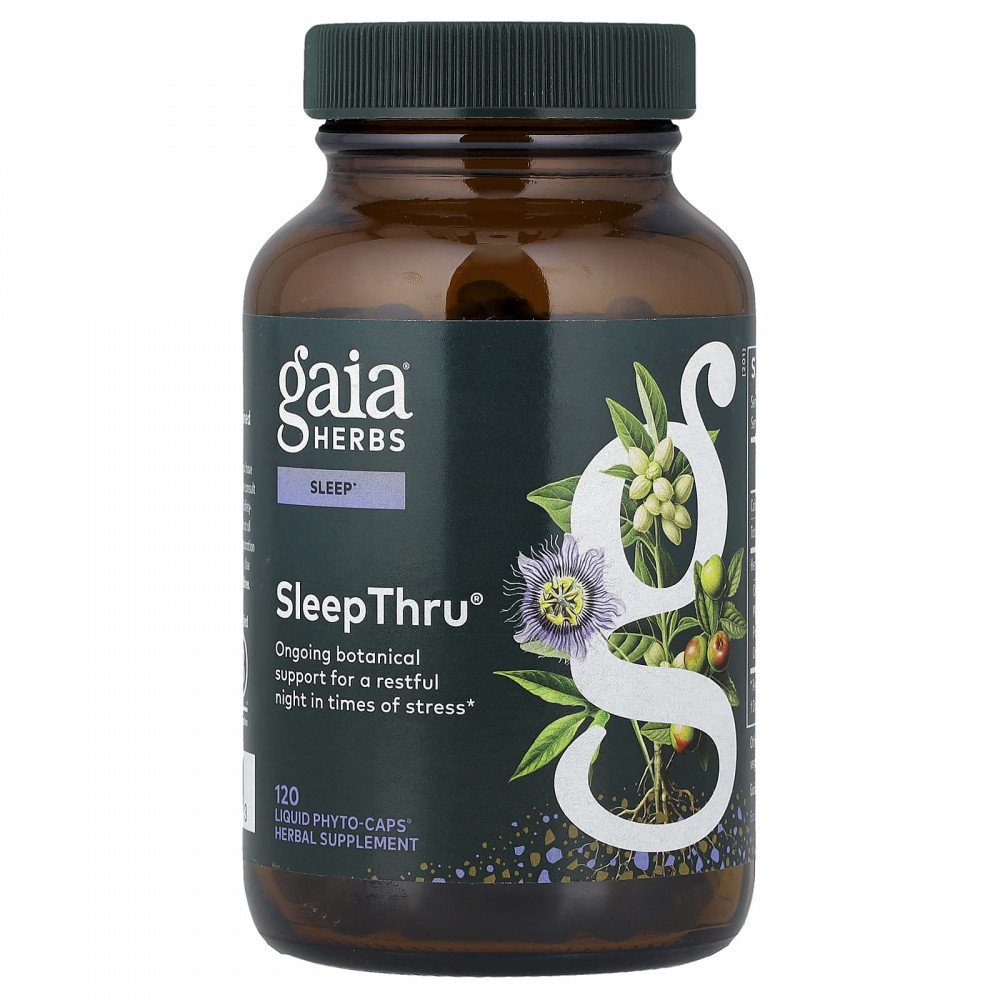 Gaia Herbs, SleepThru®, 120 жидких капсул Phyto-Caps® (470 мг в 1 капсуле) в Москве - eco-herb.ru | изображение Gaia Herbs, SleepThru®, 120 жидких капсул Phyto-Caps® (470 мг в 1 капсуле) в Москве - eco-herb.ru | фото