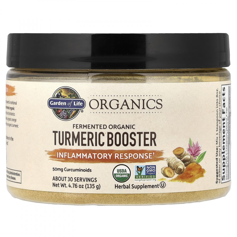 Garden of Life, Organics, ферментированная органическая куркума, 135 г (4,76 унции) в Москве - eco-herb.ru | изображение Garden of Life, Organics, ферментированная органическая куркума, 135 г (4,76 унции) в Москве - eco-herb.ru | фото