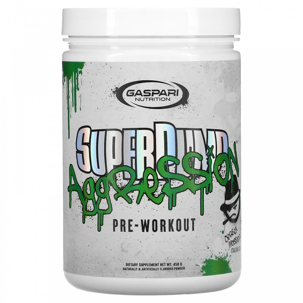 Gaspari Nutrition, SuperPump Aggression Pre-Workout, Jersey Mobster Italian  Ice, 450 g