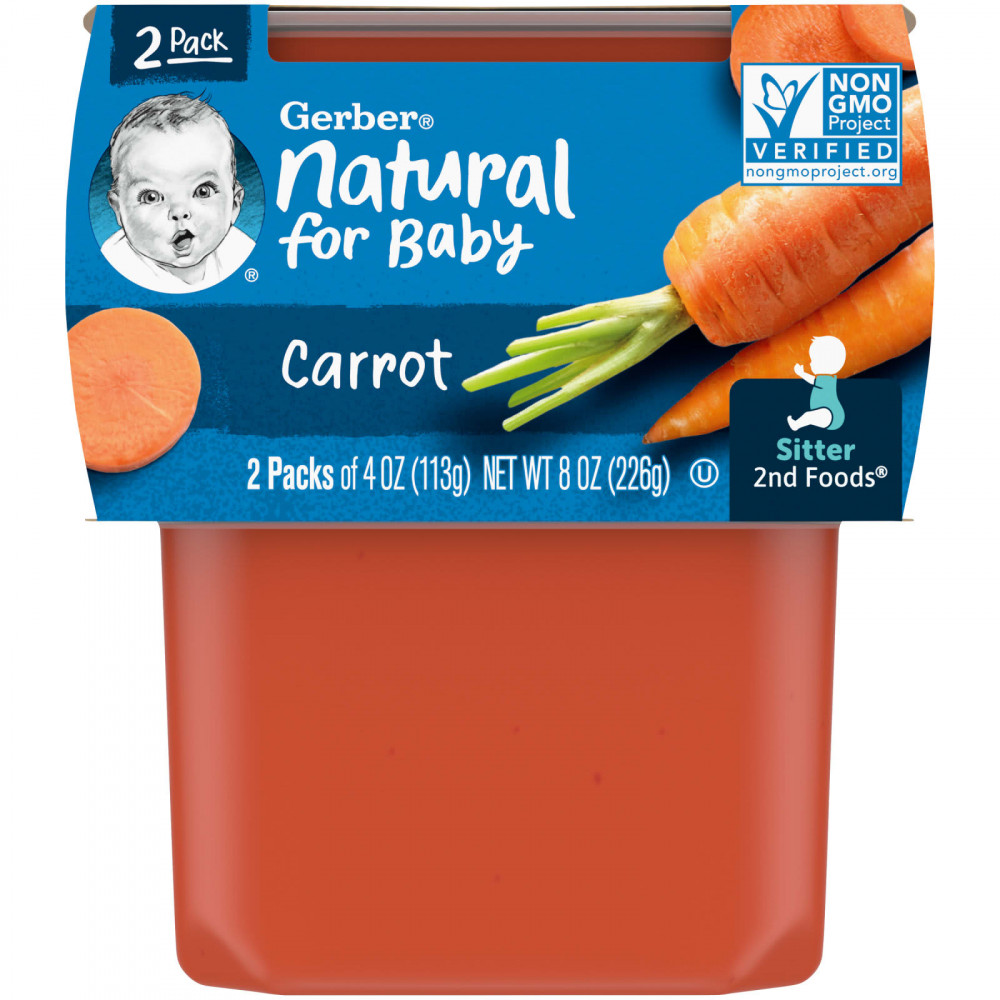 Gerber, 2nd Foods®, Sutter, морковь, 2 упаковки по 113 г (4 унции) в Москве - eco-herb.ru | изображение Gerber, 2nd Foods®, Sutter, морковь, 2 упаковки по 113 г (4 унции) в Москве - eco-herb.ru | фото