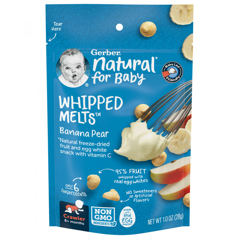 Gerber, Whipped Melts, от 10 месяцев, банановая груша, 28 г (1 унция) (Товар снят с продажи) в Москве - eco-herb.ru | изображение Gerber, Whipped Melts, от 10 месяцев, банановая груша, 28 г (1 унция) (Товар снят с продажи) в Москве - eco-herb.ru | фото