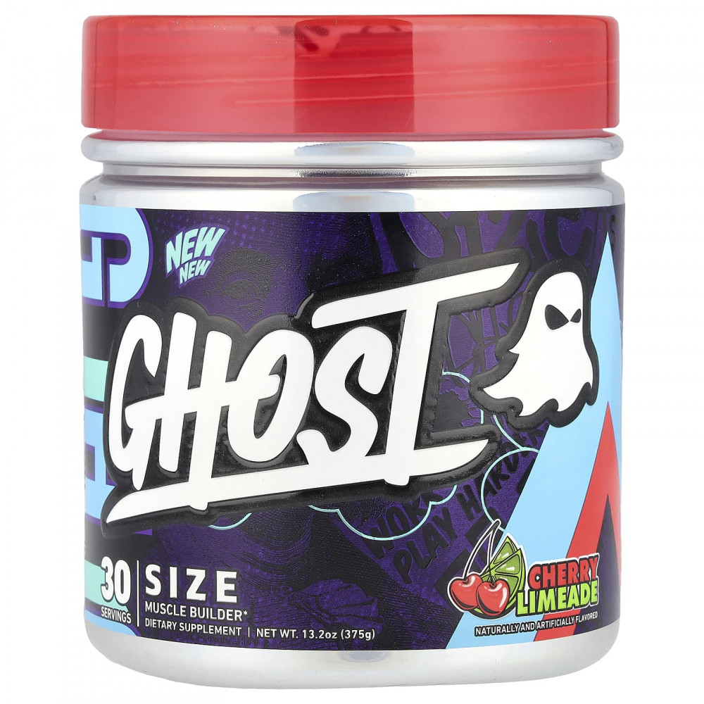 Ghost, Size, для наращивания мышечной массы, вишневый лаймад, 375 г (13,2 унции) в Москве - eco-herb.ru | изображение Ghost, Size, для наращивания мышечной массы, вишневый лаймад, 375 г (13,2 унции) в Москве - eco-herb.ru | фото