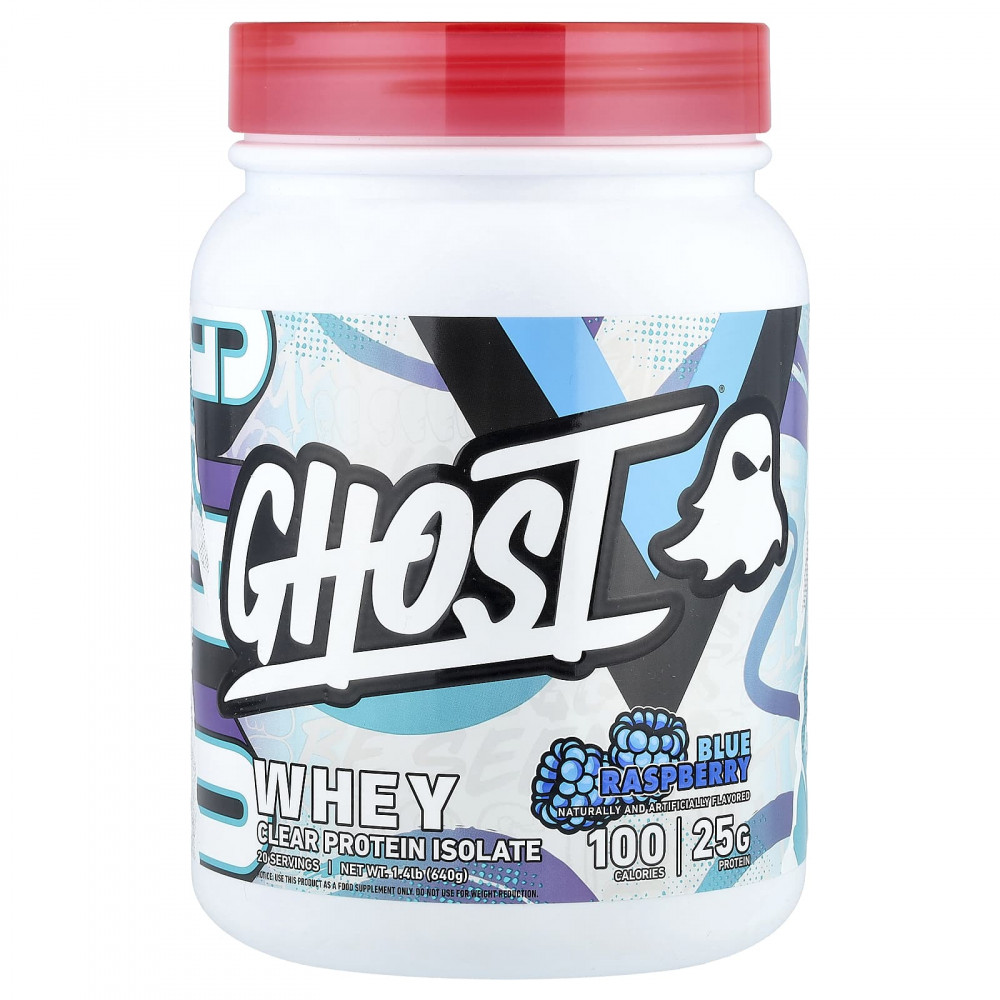 Ghost, Whey, чистый изолят протеина, со вкусом голубой малины, 640 г (1,4 фунта) в Москве - eco-herb.ru | изображение Ghost, Whey, чистый изолят протеина, со вкусом голубой малины, 640 г (1,4 фунта) в Москве - eco-herb.ru | фото
