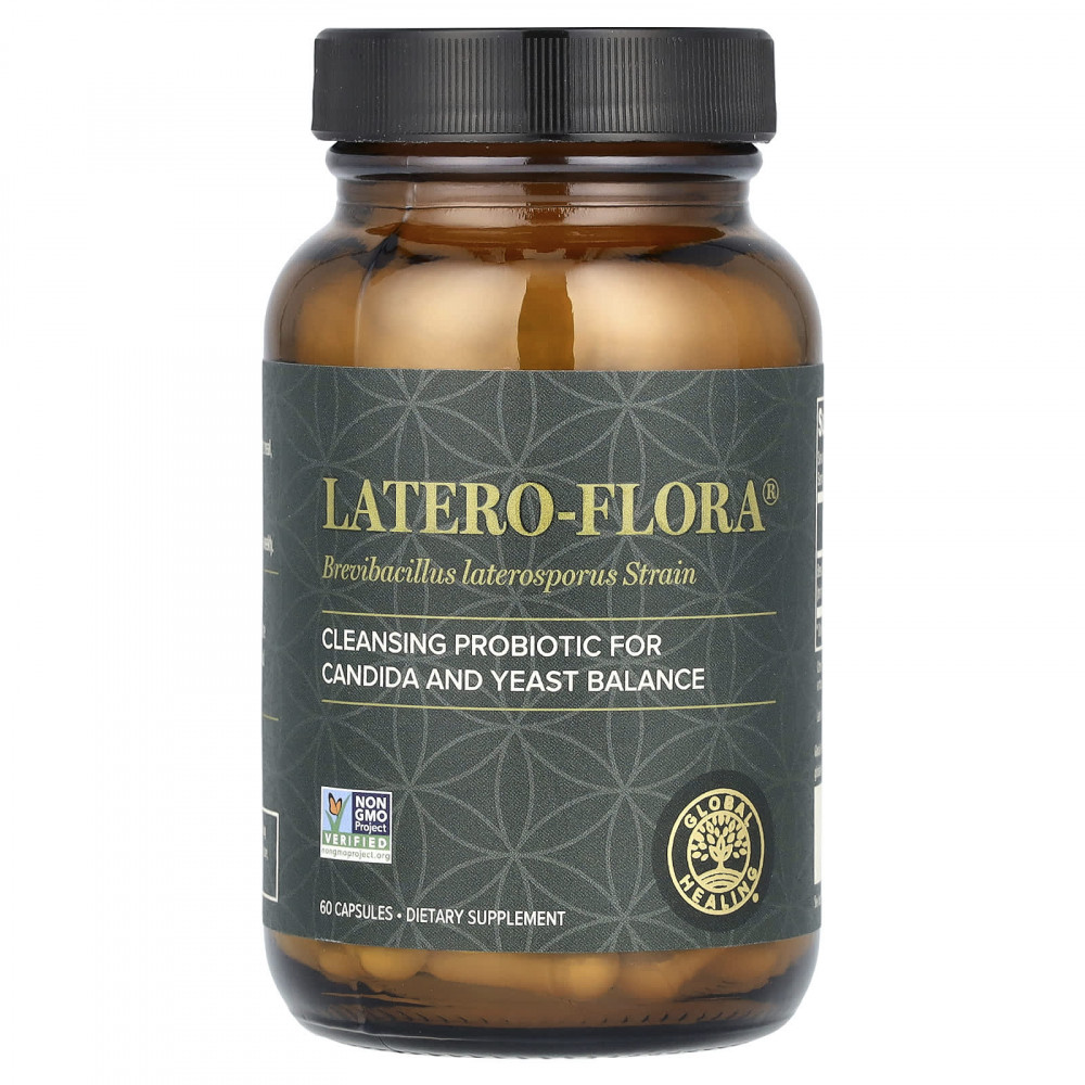 Global Healing, Latero-Flora, 60 капсул (35 мкг в капсуле) в Москве - eco-herb.ru | изображение Global Healing, Latero-Flora, 60 капсул (35 мкг в капсуле) в Москве - eco-herb.ru | фото