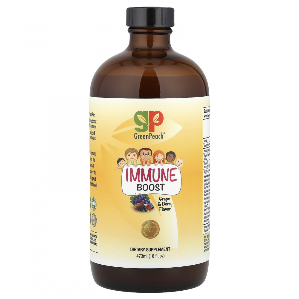 GreenPeach, Immune Boost, виноград и ягоды, 473 мл (16 жидк. Унций) в Москве - eco-herb.ru | изображение GreenPeach, Immune Boost, виноград и ягоды, 473 мл (16 жидк. Унций) в Москве - eco-herb.ru | фото