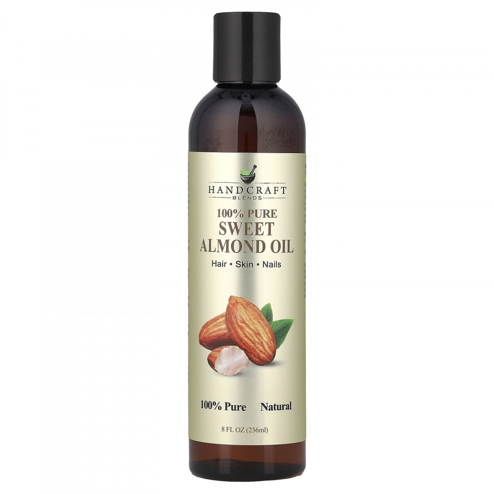 Handcraft Blends, 100% чистое масло сладкого миндаля, 236 мл (8 жидк. унций) в Москве - eco-herb.ru | изображение Handcraft Blends, 100% чистое масло сладкого миндаля, 236 мл (8 жидк. унций) в Москве - eco-herb.ru | фото