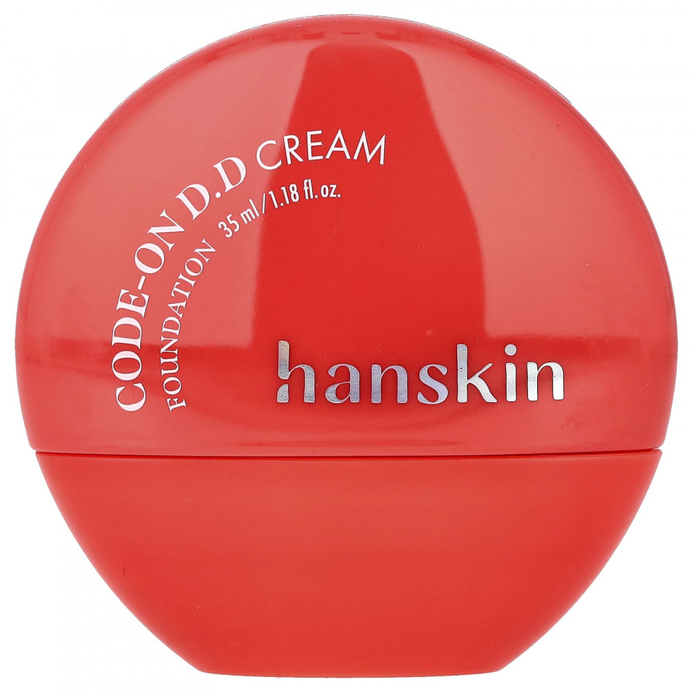 Hanskin, Code-On DD Cream, тональный крем, 21N светлый бежевый, 35 мл (1,18 жидк. унции) в Москве - eco-herb.ru | изображение Hanskin, Code-On DD Cream, тональный крем, 21N светлый бежевый, 35 мл (1,18 жидк. унции) в Москве - eco-herb.ru | фото