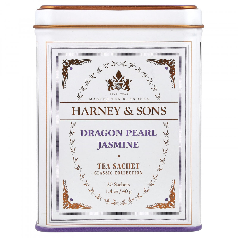 Harney & Sons, Classic Collection, жемчужина питахайи и жасмин, 20 чайных пакетиков, 40 г (1,4 унции) в Москве - eco-herb.ru | изображение Harney & Sons, Classic Collection, жемчужина питахайи и жасмин, 20 чайных пакетиков, 40 г (1,4 унции) в Москве - eco-herb.ru | фото