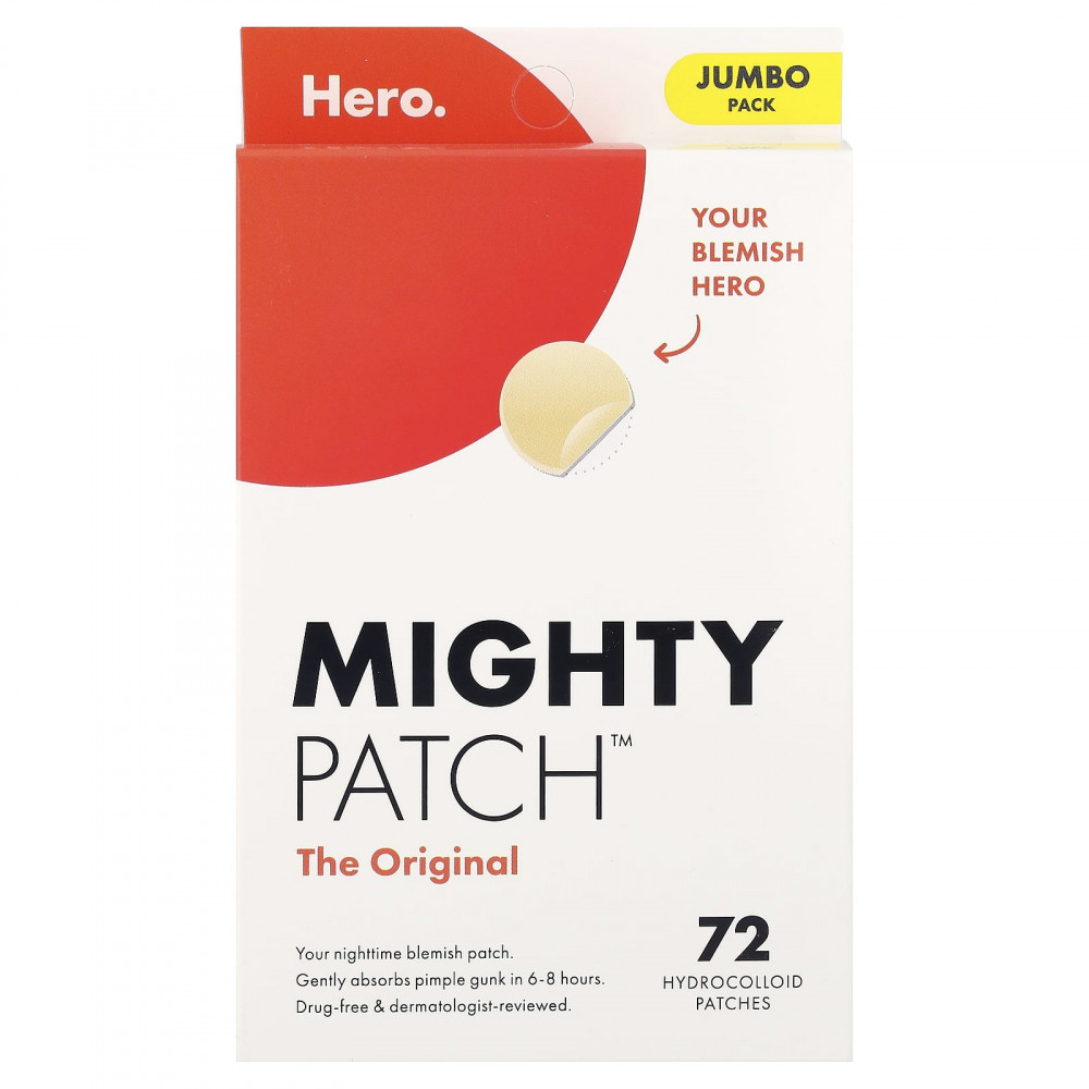 Hero Cosmetics, Mighty Patch™, 72 гидроколлоидных патча в Москве - eco-herb.ru | изображение Hero Cosmetics, Mighty Patch™, 72 гидроколлоидных патча в Москве - eco-herb.ru | фото