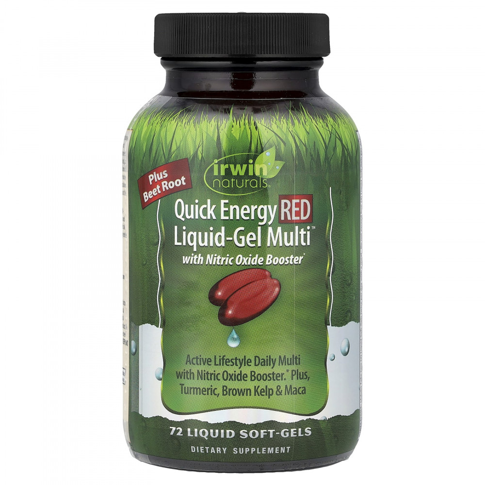 Irwin Naturals, Quick Energy Red Liquid-Gel Multi™, 72 желатиновых капсулы в Москве - eco-herb.ru | изображение Irwin Naturals, Quick Energy Red Liquid-Gel Multi™, 72 желатиновых капсулы в Москве - eco-herb.ru | фото