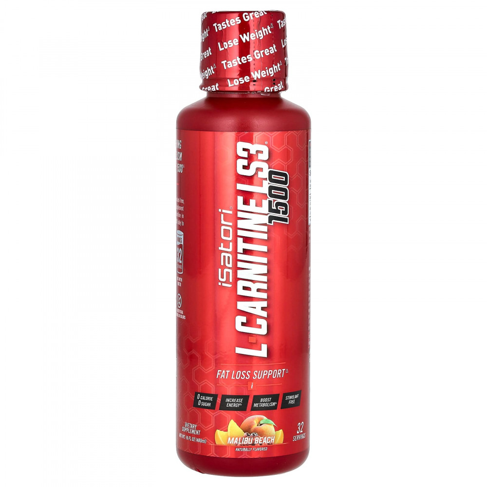 Isatori, L-карнитин LS3 1500, Malibu Beach, 1500 мг, 480 мл (16 жидк. Унций) в Москве - eco-herb.ru | изображение Isatori, L-карнитин LS3 1500, Malibu Beach, 1500 мг, 480 мл (16 жидк. Унций) в Москве - eco-herb.ru | фото