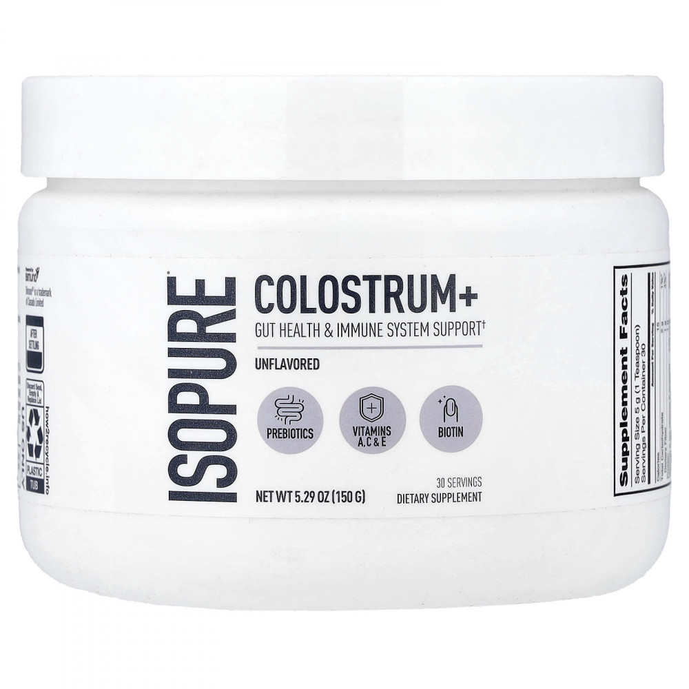 Isopure, Colostrum+, молозиво, без добавок, 150 г (5,29 унции) в Москве - eco-herb.ru | изображение Isopure, Colostrum+, молозиво, без добавок, 150 г (5,29 унции) в Москве - eco-herb.ru | фото