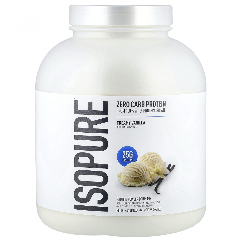 Isopure, протеиновый порошок без углеводов, со вкусом ванили, 2,04 кг (4,5 фунта) в Москве - eco-herb.ru | изображение Isopure, протеиновый порошок без углеводов, со вкусом ванили, 2,04 кг (4,5 фунта) в Москве - eco-herb.ru | фото
