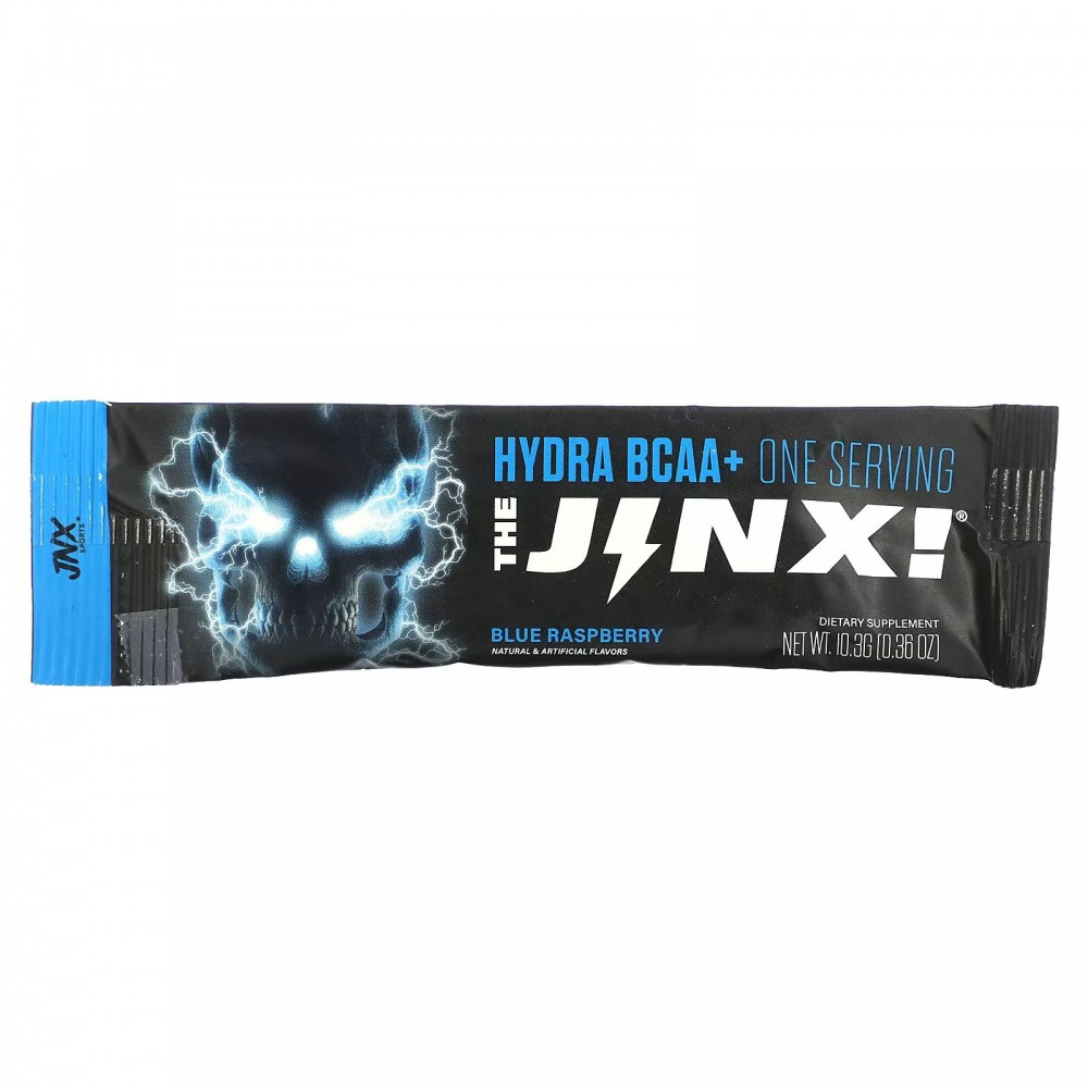 JNX Sports, The Jinx, Hydra BCAA+, Blue Raspberry, 1 Stick, 0.36 oz (10.3 g) в Москве - eco-herb.ru | фото