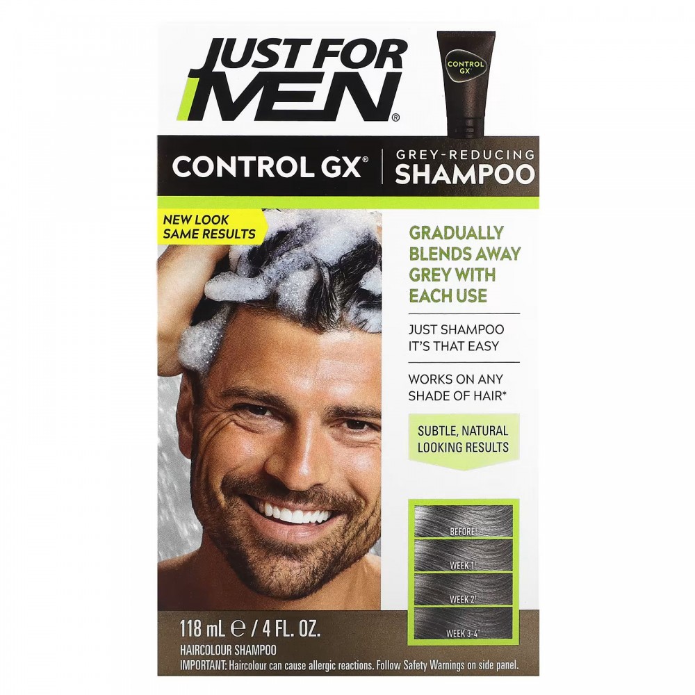 Just for Men, Control GX, шампунь для уменьшения седины, 118 мл (4 жидк.  Унции) купить в Москве