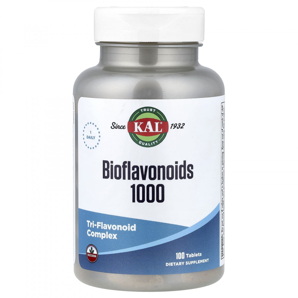 KAL, Bioflavonoids 1000, 100 таблеток в Москве - eco-herb.ru | изображение KAL, Bioflavonoids 1000, 100 таблеток в Москве - eco-herb.ru | фото