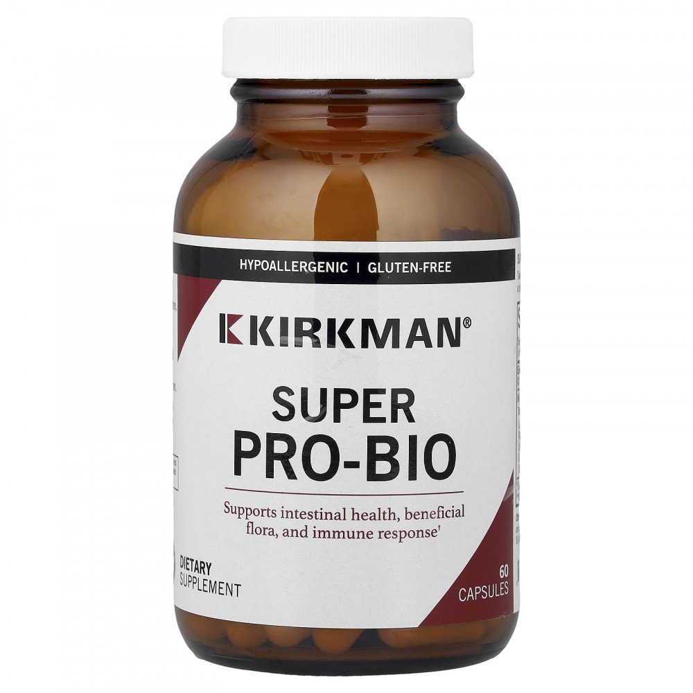 Kirkman Labs, Super Pro-Bio, 60 капсул в Москве - eco-herb.ru | изображение Kirkman Labs, Super Pro-Bio, 60 капсул в Москве - eco-herb.ru | фото