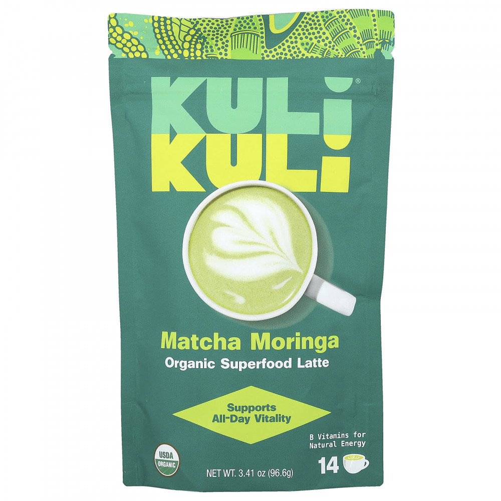 Kuli Kuli, Organic Superfood Latte, матча с морингой, 96,6 г (3,41 унции) в Москве - eco-herb.ru | изображение Kuli Kuli, Organic Superfood Latte, матча с морингой, 96,6 г (3,41 унции) в Москве - eco-herb.ru | фото
