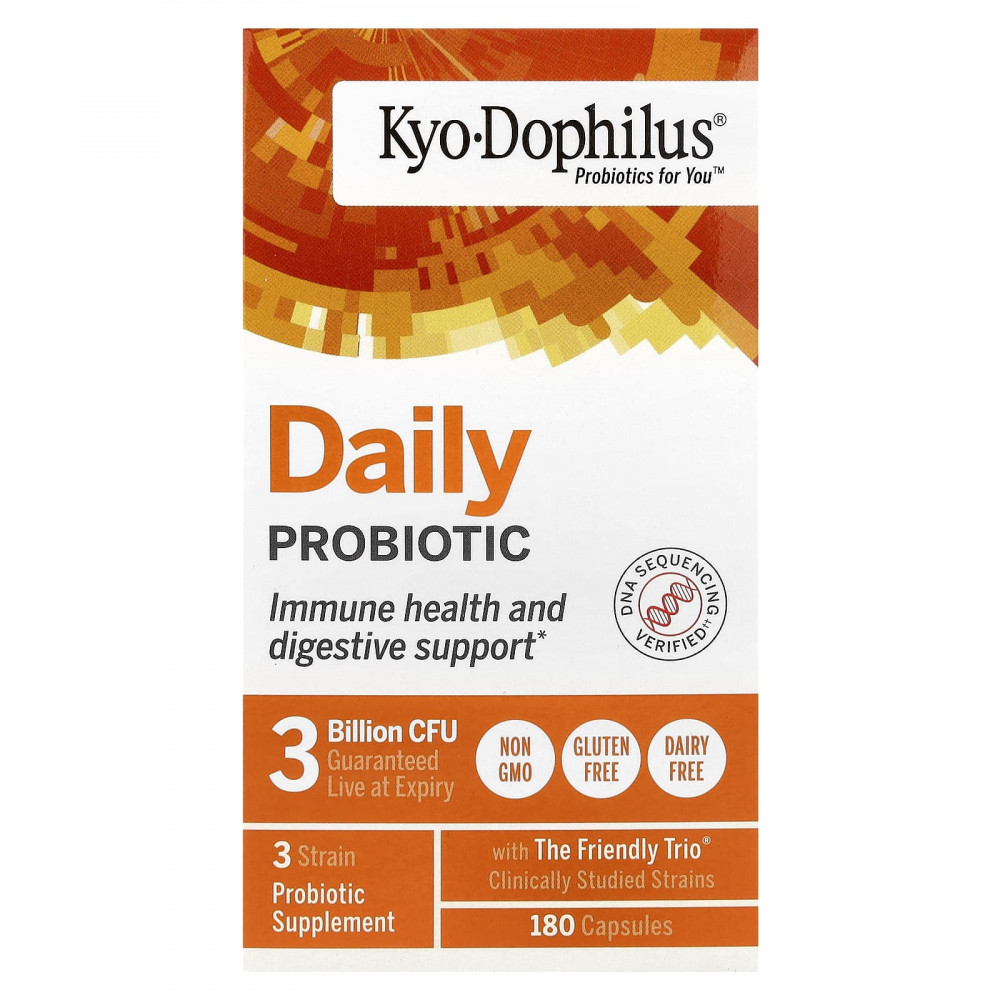 Kyolic, Kyo-Dophilus®, пробиотик для ежедневного приема, 180 капсул в Москве - eco-herb.ru | изображение Kyolic, Kyo-Dophilus®, пробиотик для ежедневного приема, 180 капсул в Москве - eco-herb.ru | фото