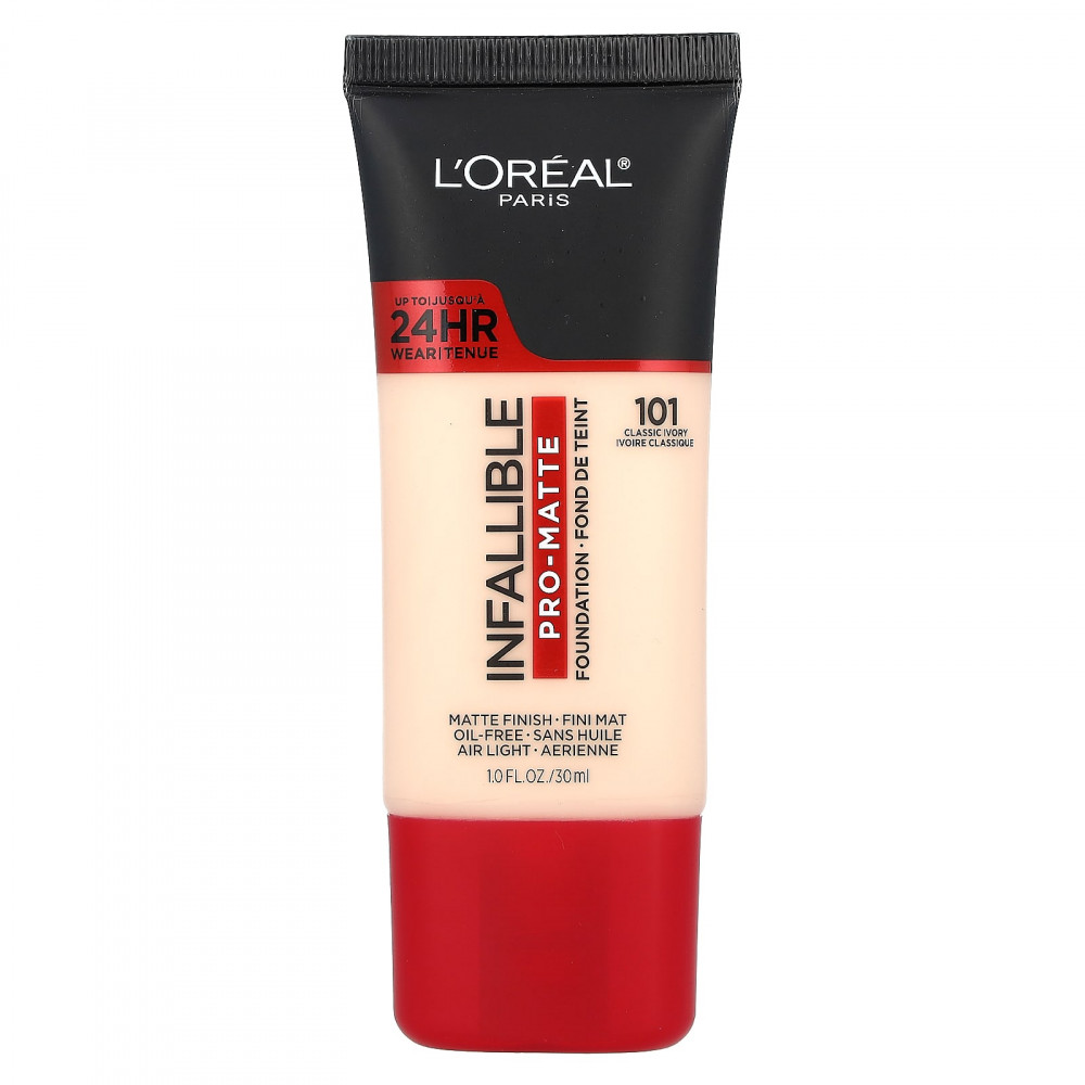 L'Oréal, Infallive Pro-Matte Foundation, оттенок 101 классическая слоновая кость, 30 мл (1 жидк. унция) в Москве - eco-herb.ru | изображение L'Oréal, Infallive Pro-Matte Foundation, оттенок 101 классическая слоновая кость, 30 мл (1 жидк. унция) в Москве - eco-herb.ru | фото