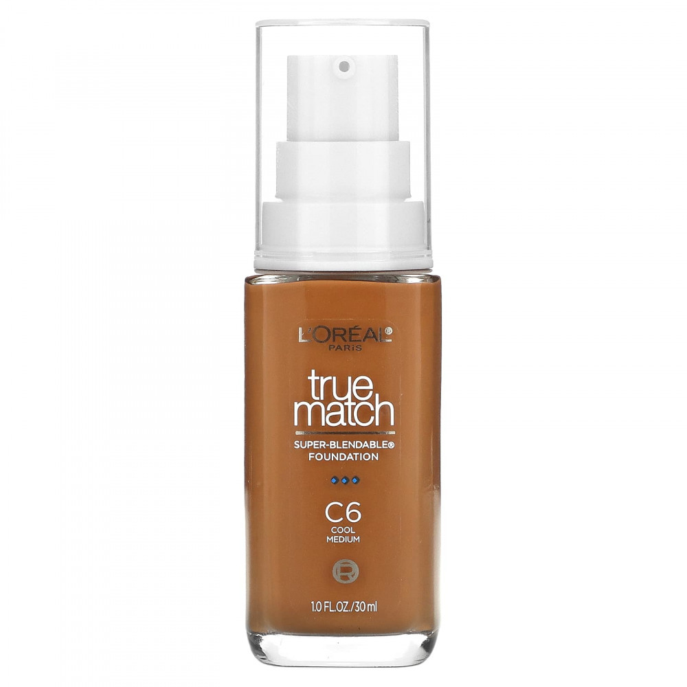 L'Oréal, True Match, супер-смешиваемая основа, охлаждающая среда C6, 30 мл (1 жидк. унц.) в Москве - eco-herb.ru | изображение L'Oréal, True Match, супер-смешиваемая основа, охлаждающая среда C6, 30 мл (1 жидк. унц.) в Москве - eco-herb.ru | фото