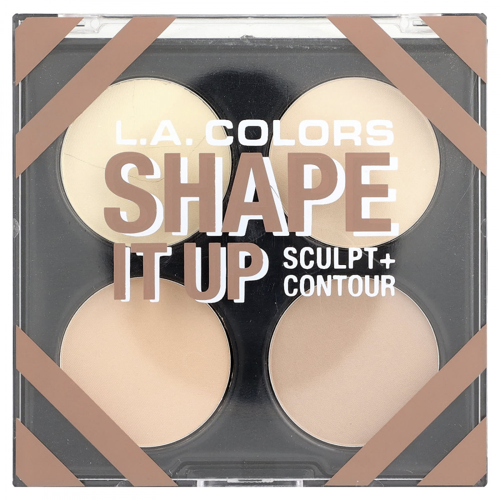 L.A. Colors, Sculpt + Contour, палитра для контурирования из 4 оттенков, CPF638 Shape It Up, 14 г (0,49 унции) в Москве - eco-herb.ru | изображение L.A. Colors, Sculpt + Contour, палитра для контурирования из 4 оттенков, CPF638 Shape It Up, 14 г (0,49 унции) в Москве - eco-herb.ru | фото