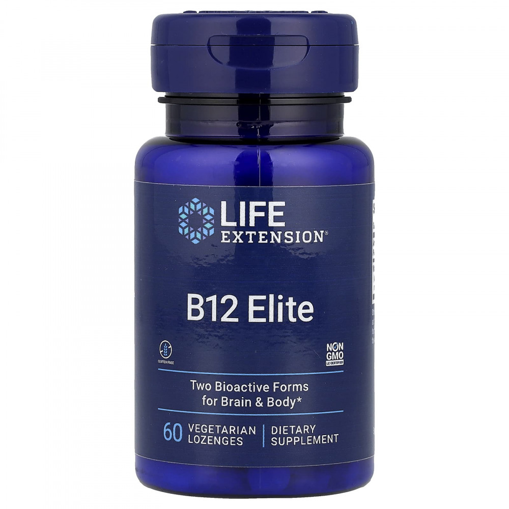 Life Extension, B12 Elite, 60 вегетарианских пастилок (1000 мкг в 1 пастилке) в Москве - eco-herb.ru | изображение Life Extension, B12 Elite, 60 вегетарианских пастилок (1000 мкг в 1 пастилке) в Москве - eco-herb.ru | фото