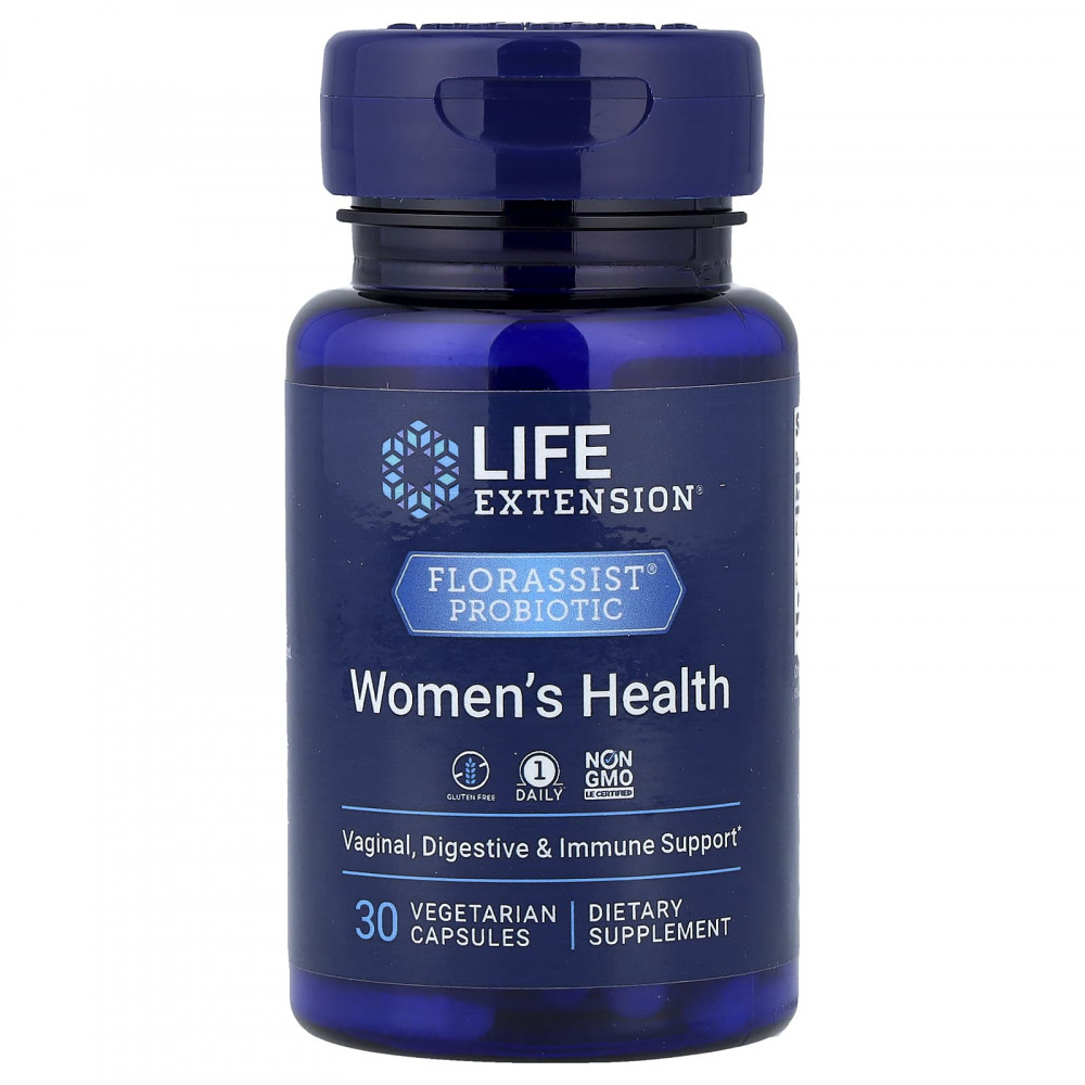 Life Extension, FLORASSIST®, пробиотик, женское здоровье, 30 вегетарианских капсул в Москве - eco-herb.ru | изображение Life Extension, FLORASSIST®, пробиотик, женское здоровье, 30 вегетарианских капсул в Москве - eco-herb.ru | фото
