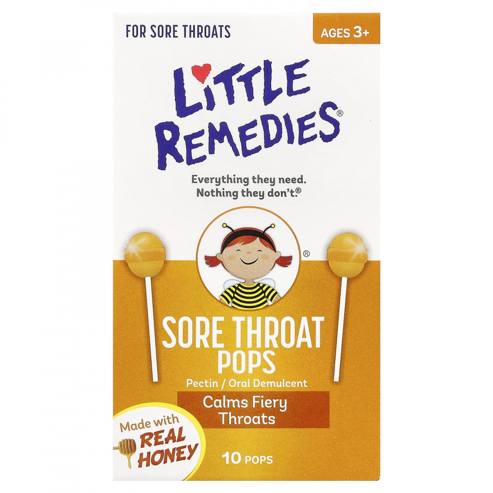 Little Remedies, леденцы от боли в горле, для детей от 3 лет, натуральный мед, 10 леденцов (Товар снят с продажи) в Москве - eco-herb.ru | изображение Little Remedies, леденцы от боли в горле, для детей от 3 лет, натуральный мед, 10 леденцов (Товар снят с продажи) в Москве - eco-herb.ru | фото