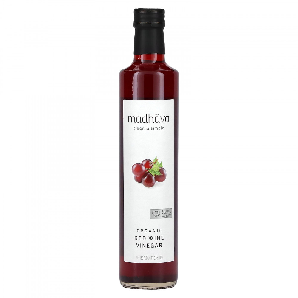 Madhava, Органический красный винный уксус, 500 мл (16,9 жидк. унц.) в Москве - eco-herb.ru | изображение Madhava, Органический красный винный уксус, 500 мл (16,9 жидк. унц.) в Москве - eco-herb.ru | фото