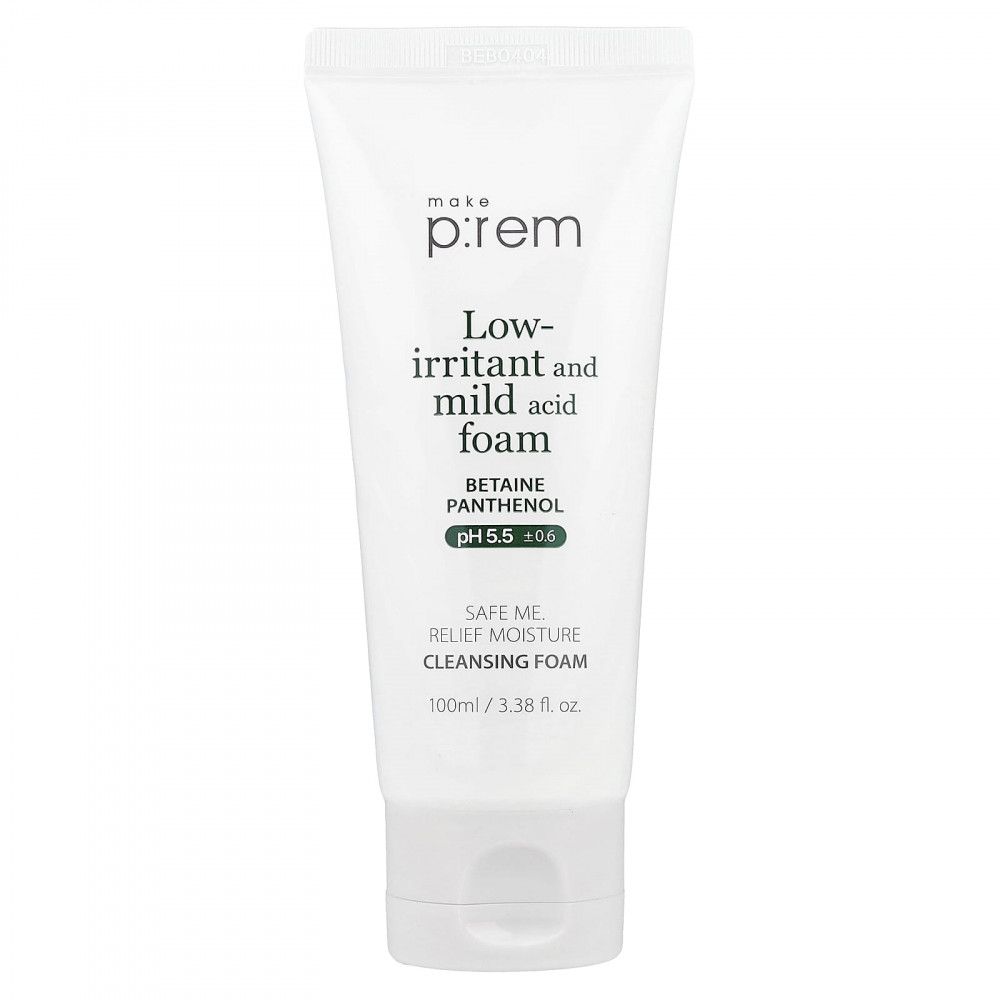 make p:rem, Защитите меня. Relief Moisture, очищающая пенка, 100 мл (3,38 жидк. унции) в Москве - eco-herb.ru | изображение make p:rem, Защитите меня. Relief Moisture, очищающая пенка, 100 мл (3,38 жидк. унции) в Москве - eco-herb.ru | фото