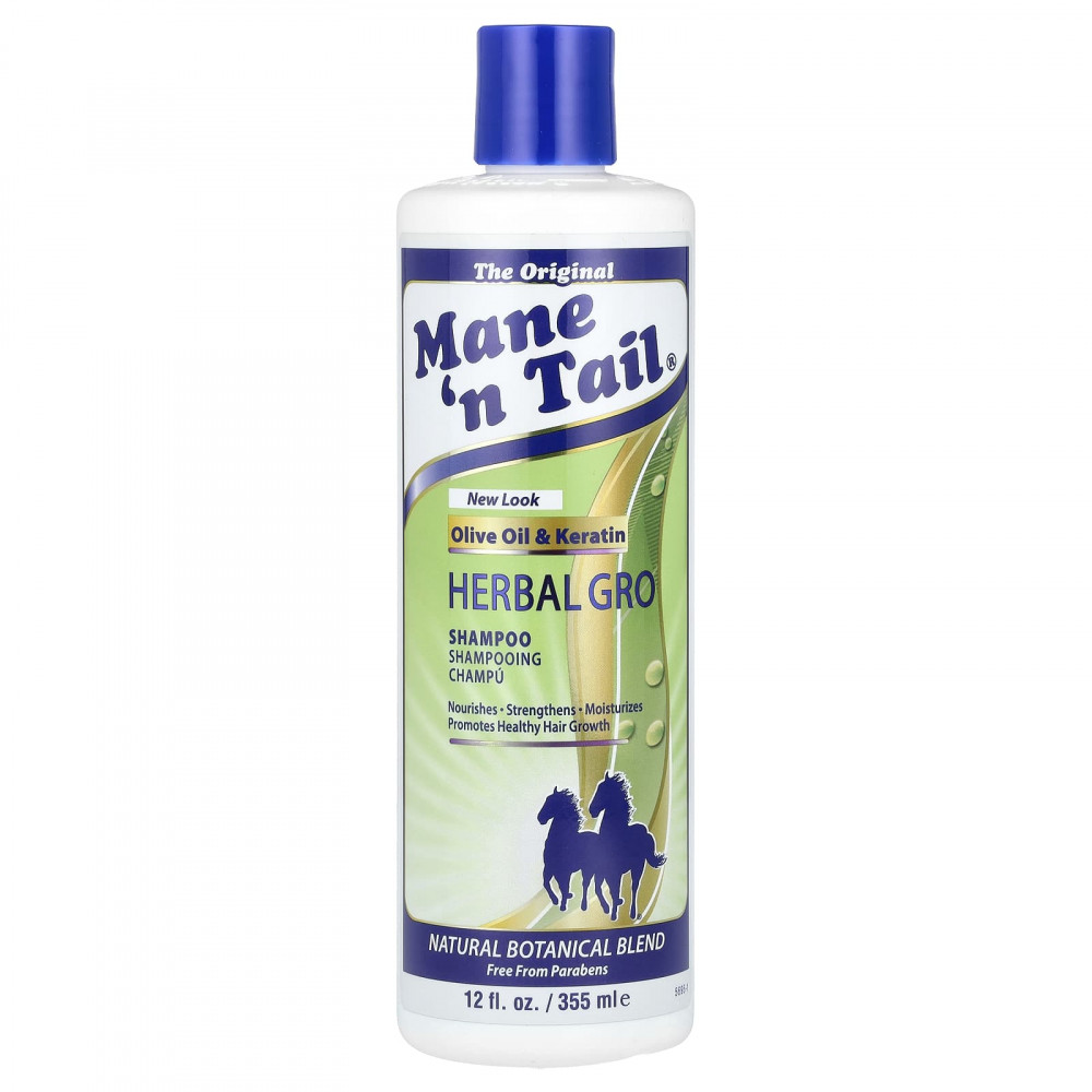 Mane 'n Tail, Herbal Gro Shampoo, оливковое масло и кератин, 355 мл (12 жидк. унц.) (Товар снят с продажи) в Москве - eco-herb.ru | изображение Mane 'n Tail, Herbal Gro Shampoo, оливковое масло и кератин, 355 мл (12 жидк. унц.) (Товар снят с продажи) в Москве - eco-herb.ru | фото