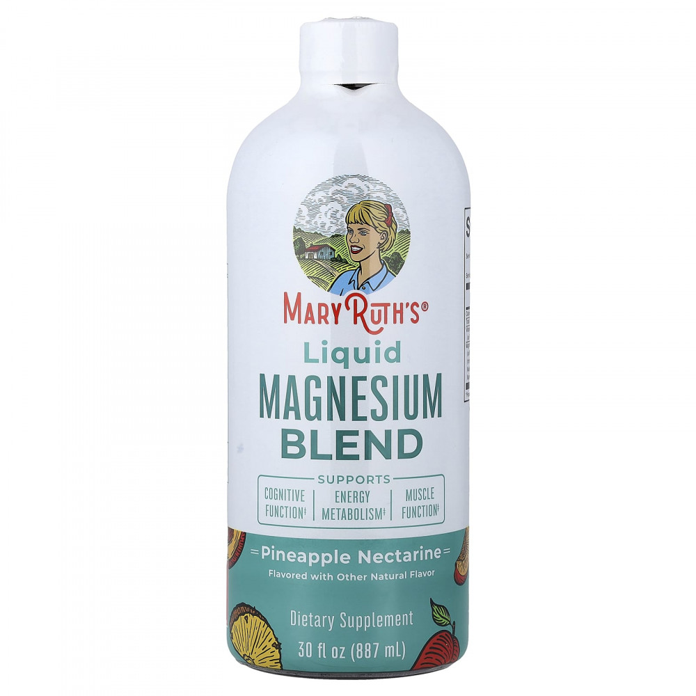 MaryRuth's, жидкая смесь магния, ананас и нектарин, 887 мл (30 жидк. унций) в Москве - eco-herb.ru | изображение MaryRuth's, жидкая смесь магния, ананас и нектарин, 887 мл (30 жидк. унций) в Москве - eco-herb.ru | фото