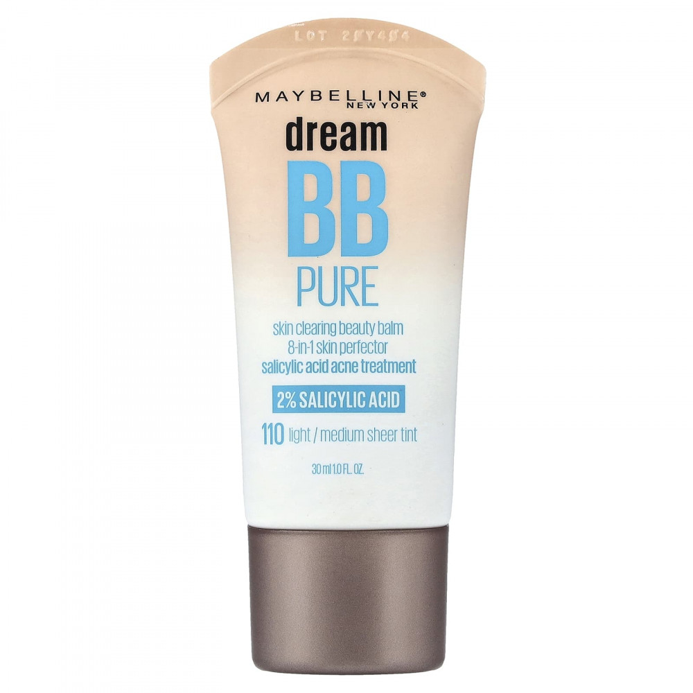 Maybelline, Dream BB Pure, очищающий бальзам для кожи, 110 светлый/средний тканевый оттенок, 30 мл (1 жидк. унция) в Москве - eco-herb.ru | изображение Maybelline, Dream BB Pure, очищающий бальзам для кожи, 110 светлый/средний тканевый оттенок, 30 мл (1 жидк. унция) в Москве - eco-herb.ru | фото
