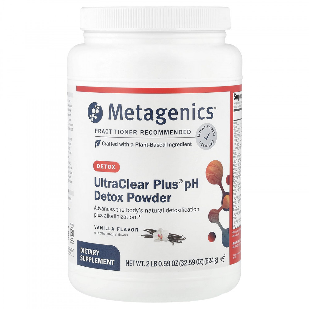 Metagenics, UltraClear Plus® pH, порошок для выведения токсинов, со вкусом ванили, 924 г (2 фунта 0,59 унции) в Москве - eco-herb.ru | изображение Metagenics, UltraClear Plus® pH, порошок для выведения токсинов, со вкусом ванили, 924 г (2 фунта 0,59 унции) в Москве - eco-herb.ru | фото