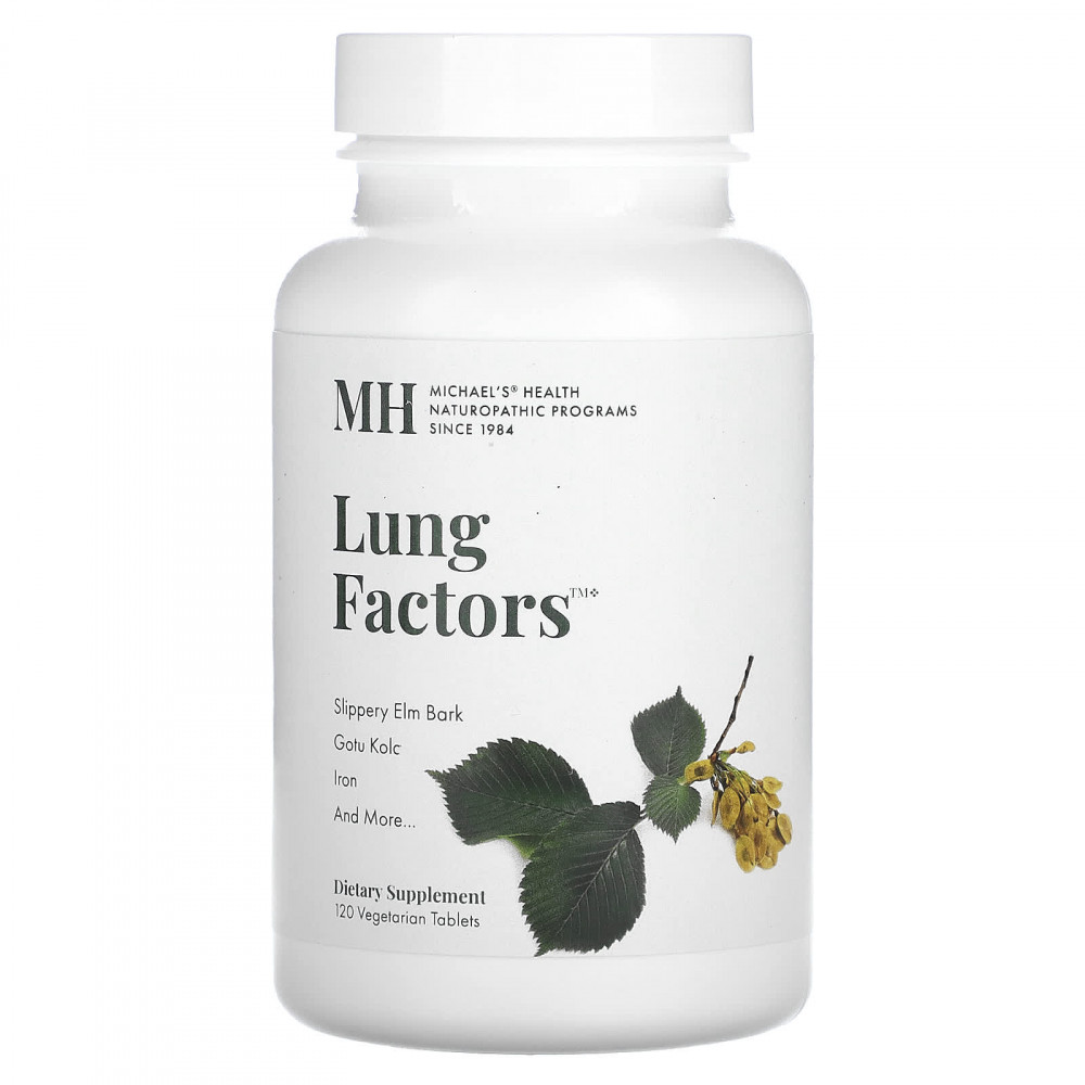 Michael's Health, Lung Factors, 120 вегетарианских таблеток в Москве - eco-herb.ru | изображение Michael's Health, Lung Factors, 120 вегетарианских таблеток в Москве - eco-herb.ru | фото