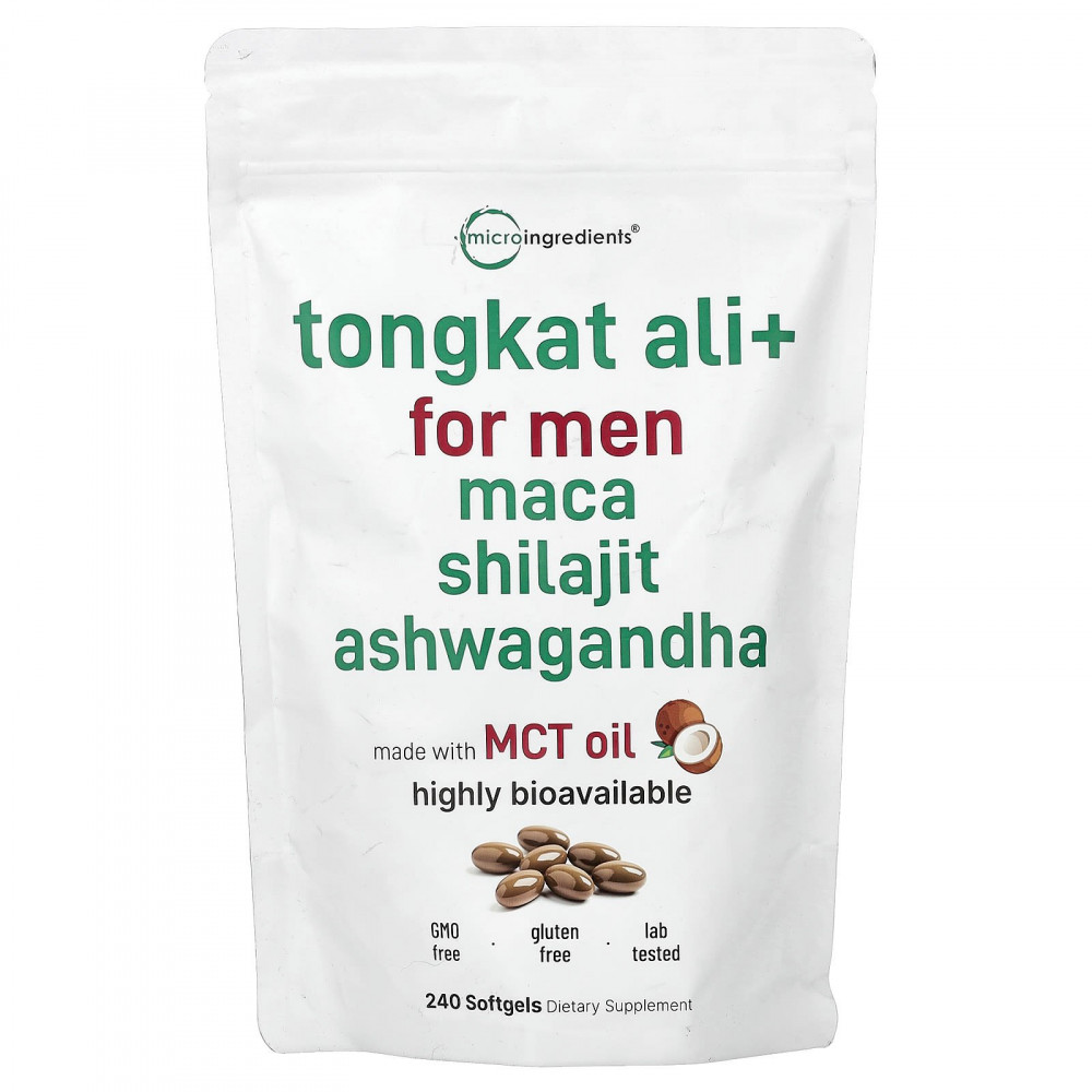 Micro Ingredients, Tongkat Ali+ для мужчин, 240 капсул в Москве - eco-herb.ru | изображение Micro Ingredients, Tongkat Ali+ для мужчин, 240 капсул в Москве - eco-herb.ru | фото